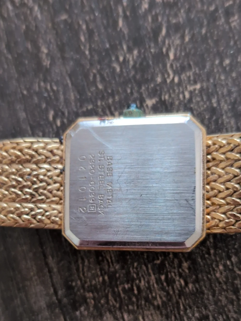 Vintage Seiko Women's Mesh Band Watch Gold Tone
